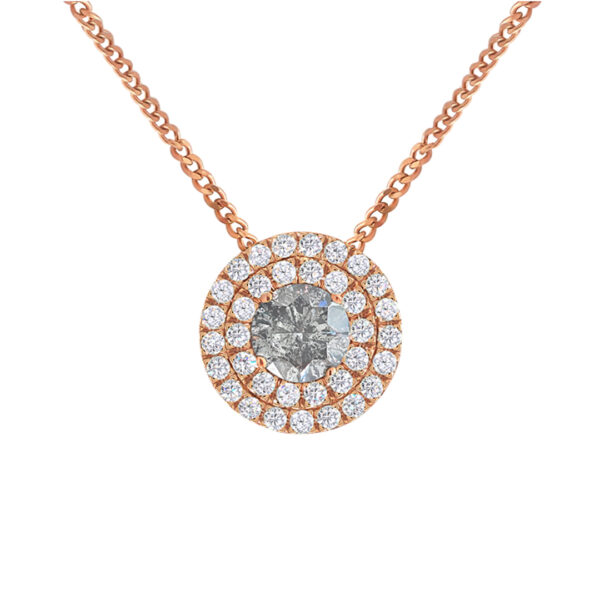 Diamond Halo Pendant