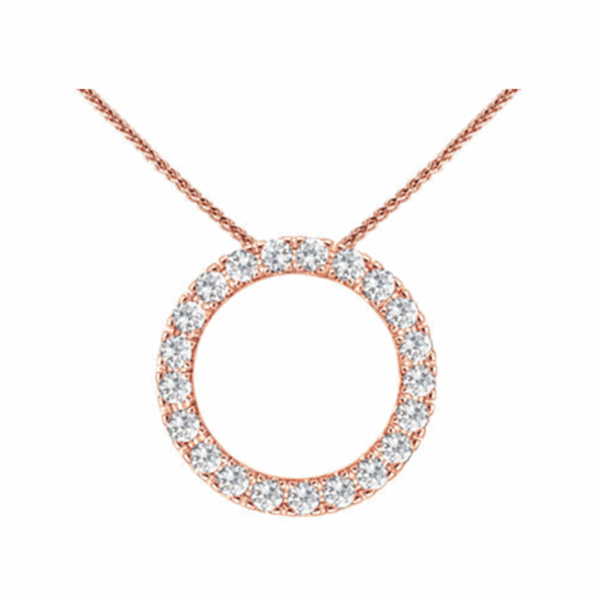 Diamond Circle of Life Necklace