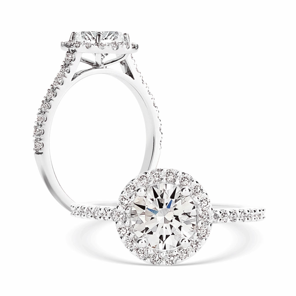 Halo Diamond Ring